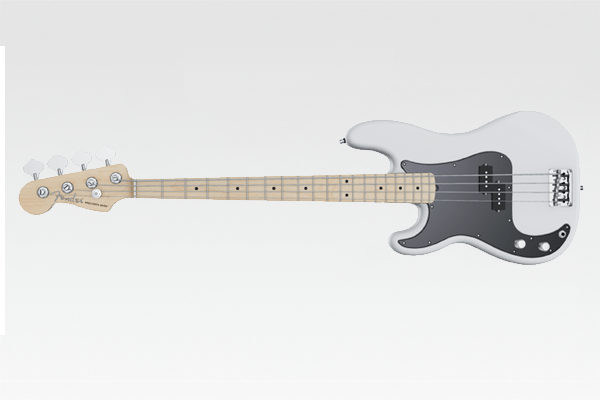 ベース Fender Japan Precision Bass MOD Fender Made in Japan J Precision Bass Black Gold Signature